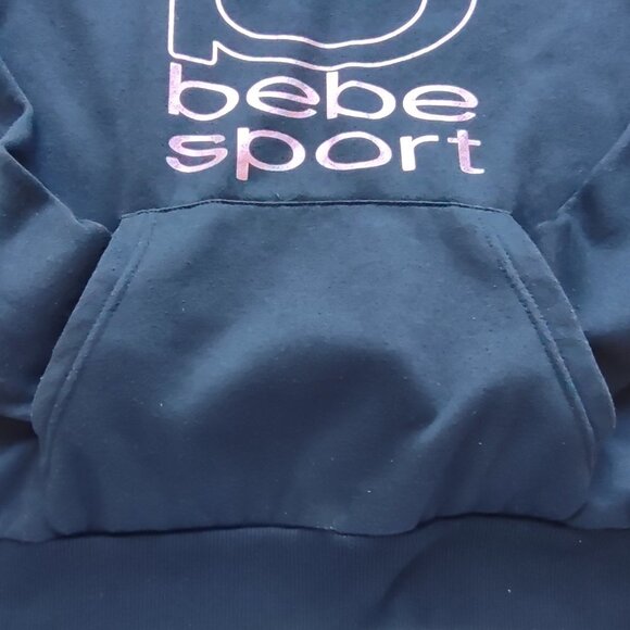 Bebe Sport Hoodie Pullover Sweatshirt  Sz Small Gorpcore Athleisure Comfy - Picture 6 of 8